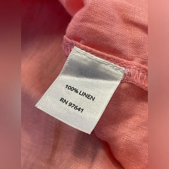 J. Jill 100% linen button front blouse shirt XL - Picture 4 of 6